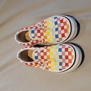 Girls Vans shoes size 2 but fit like 1
